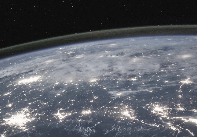 Vision - Earth from space at night