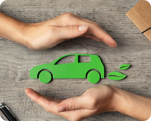 環境にやさしい省エネ車両でグリーンモビリティを実現。